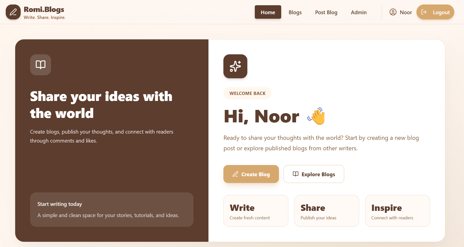 Blog Application
