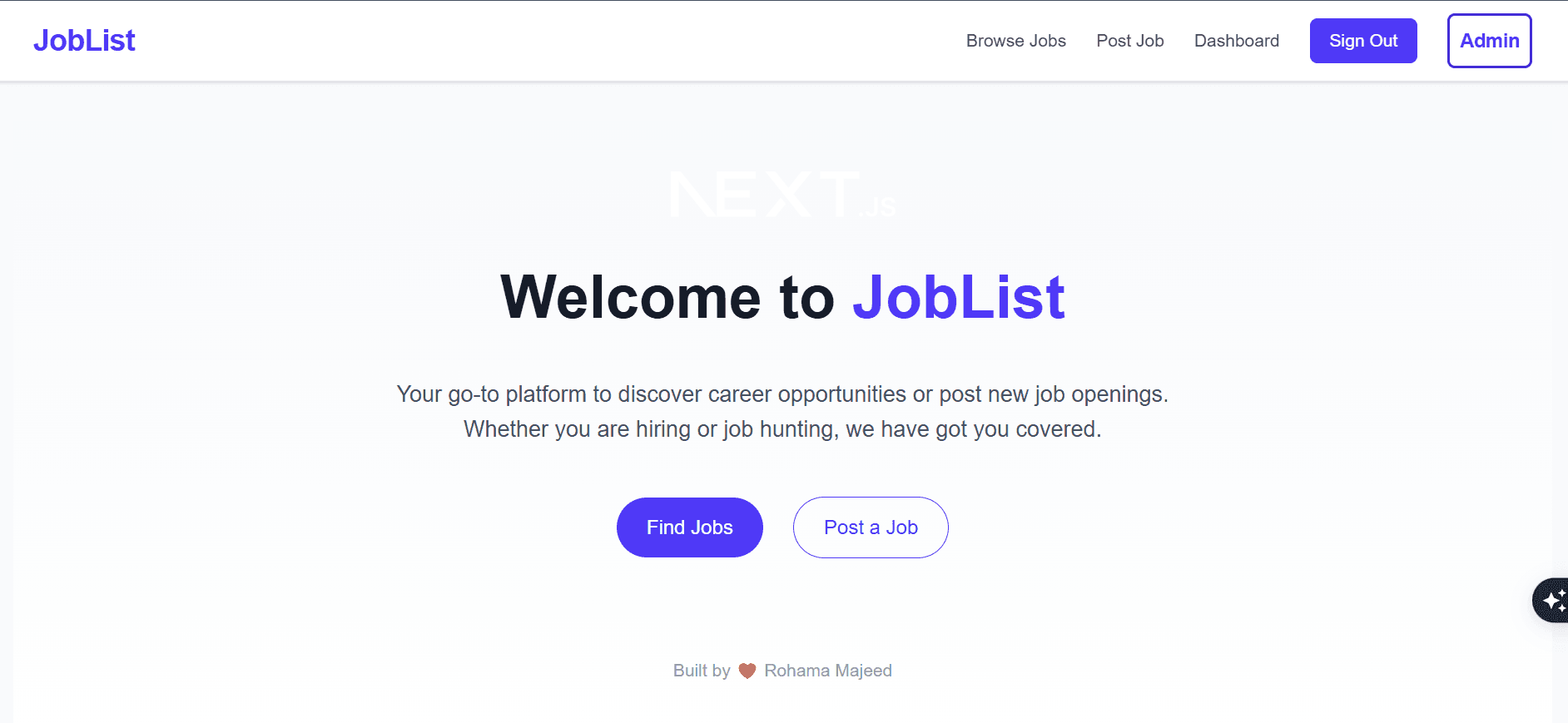 Job Posting Platform