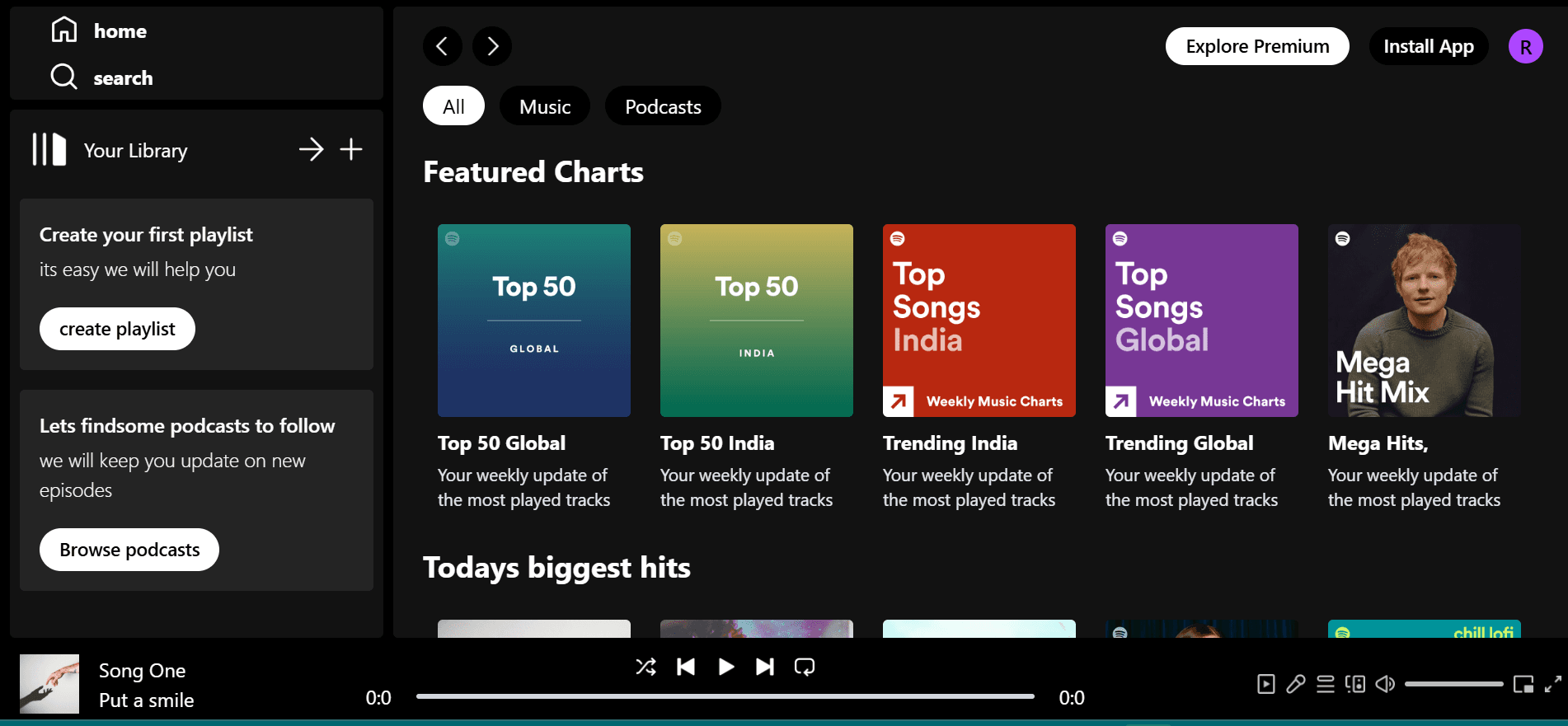 Spotify Clone